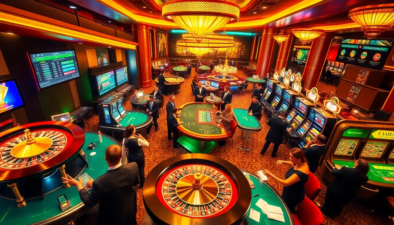 Experience the thrilling atmosphere of gambling at https://shbetb0.com/ with players engaging in a variety of exciting games.