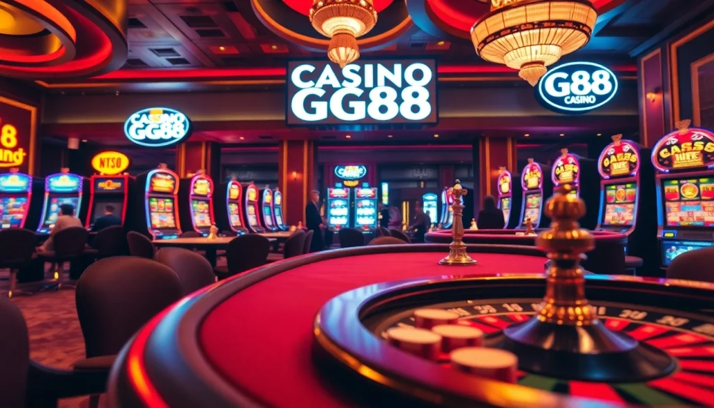 Experience the thrills of gambling at CASINO GG88 with exhilarating roulette and poker tables.